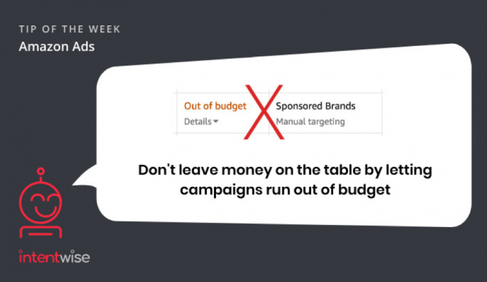 Amazon Ads Out of Budget